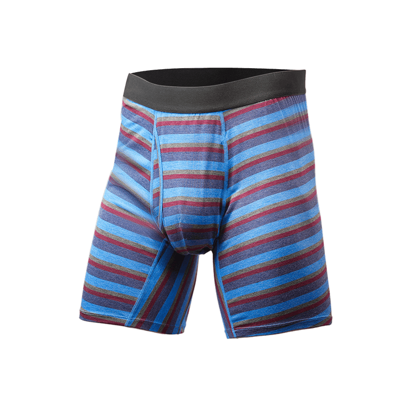 Bamboo Dope Dyeing Striped Men's Boxer
